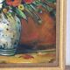 Wildflower bouquet, oil on panel signed Toutaiy.