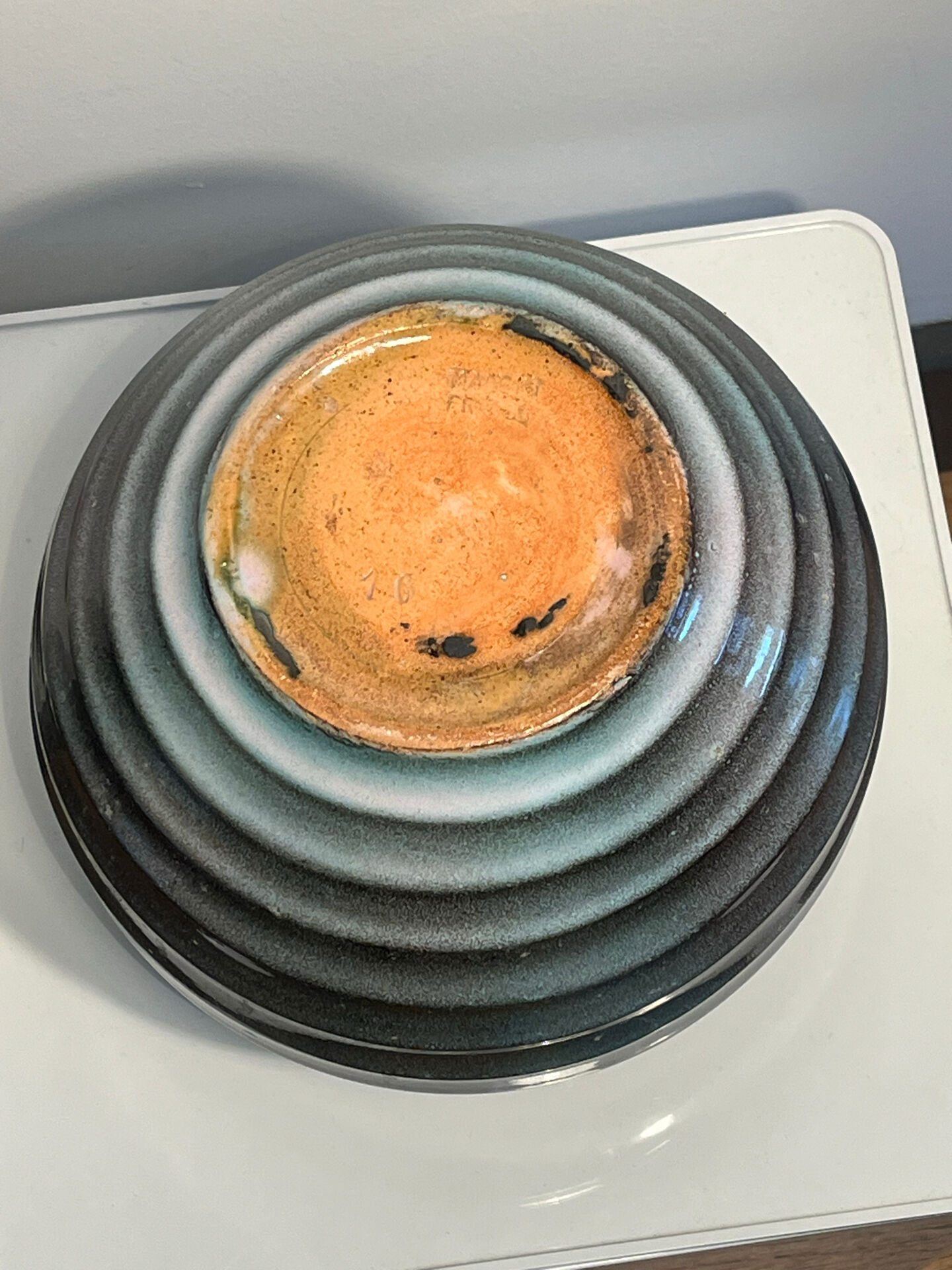 Vase boule art déco
