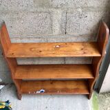 Old wooden shelf from the 19th century