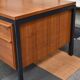 Scandinavian teak and metal desk circa 1970