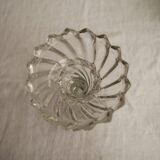 Set of 2 glass candle holders