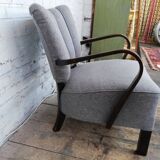 Pair of Halabala cocktail armchair, Czech, 1940