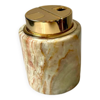 Vintage sarome  japan table lighter in  marble