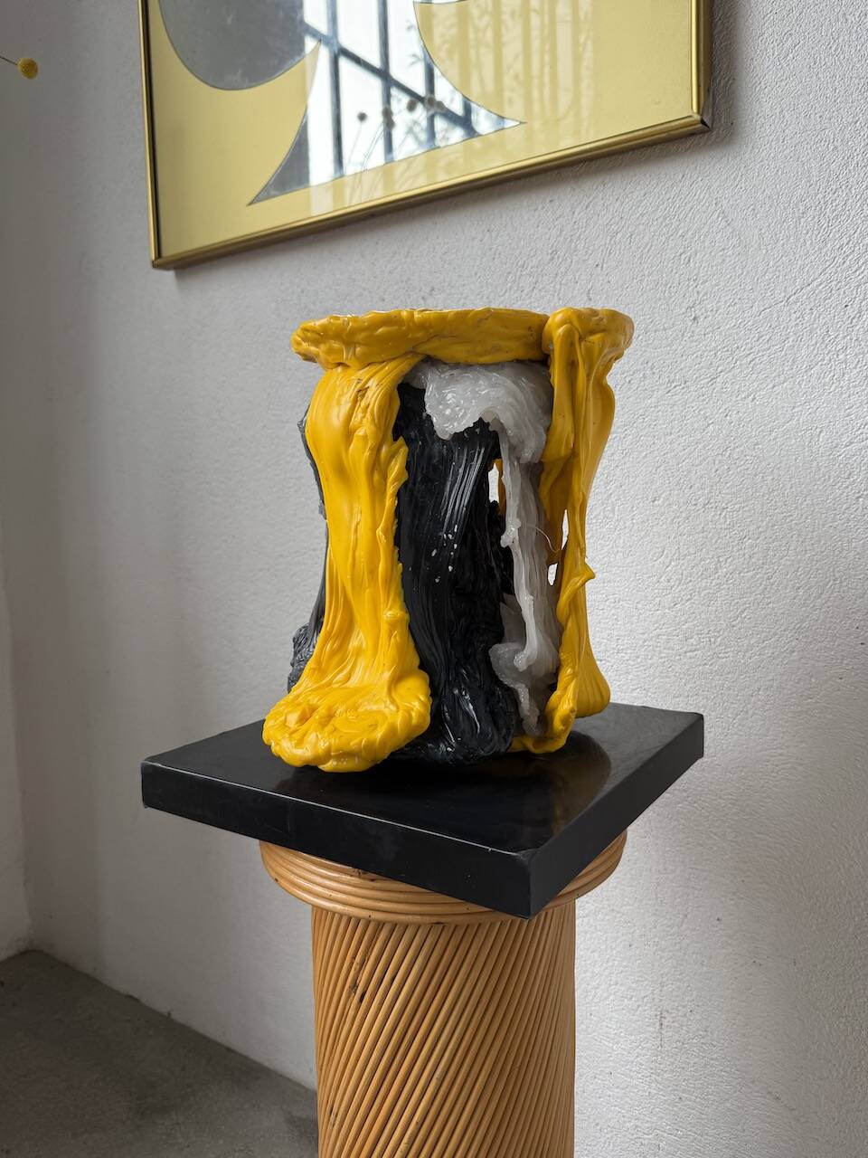 Resin fish sculpture