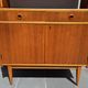 Swedish teak bookcase with cabinet, 1960s