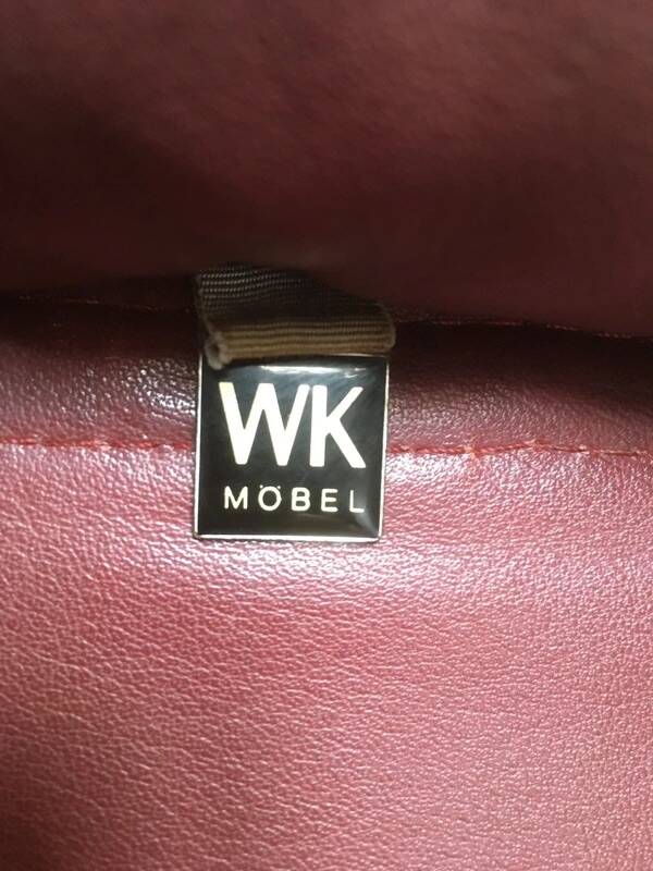 Fauteuil Robert Haussmann pour WK Möbel – Fauteuil à bascule pivotant vintage