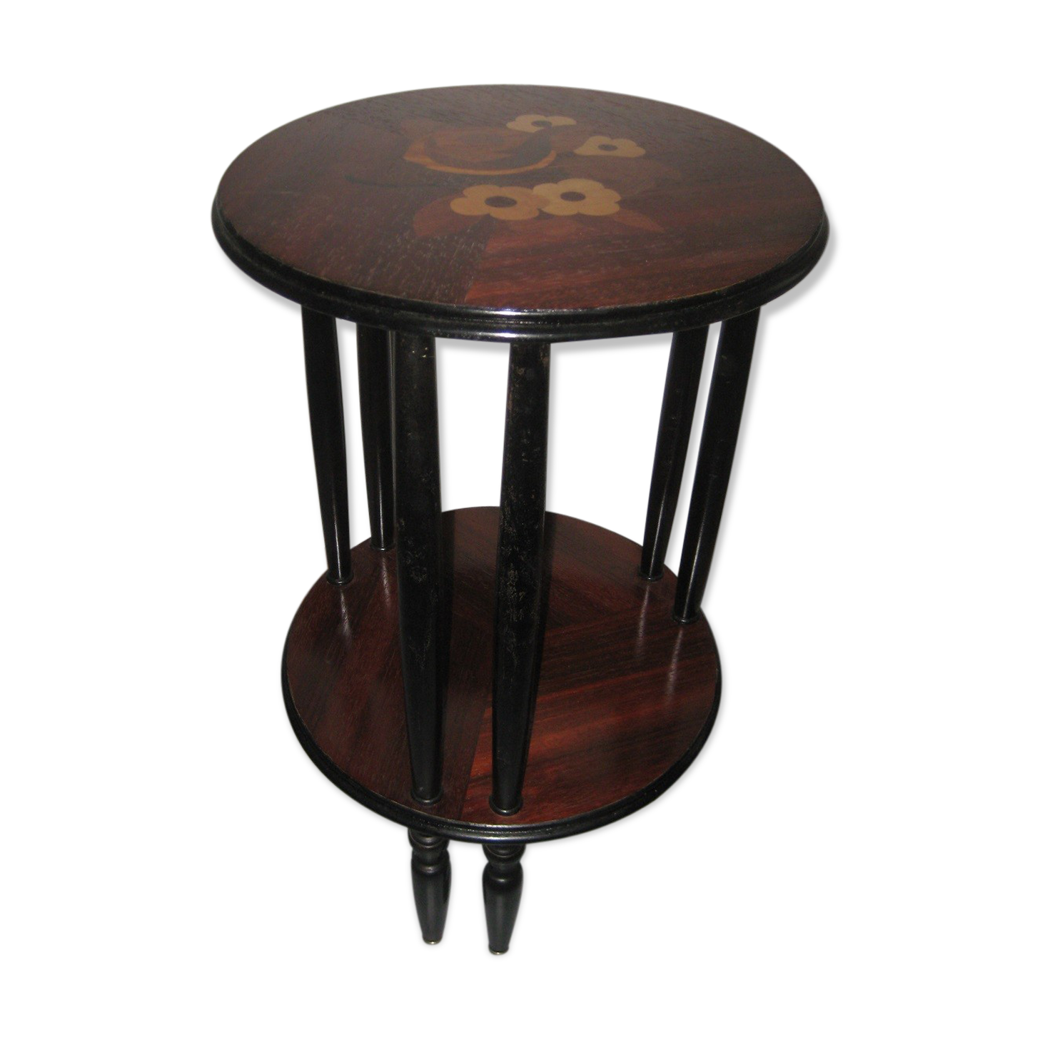 Former sellette 1900 marquetry