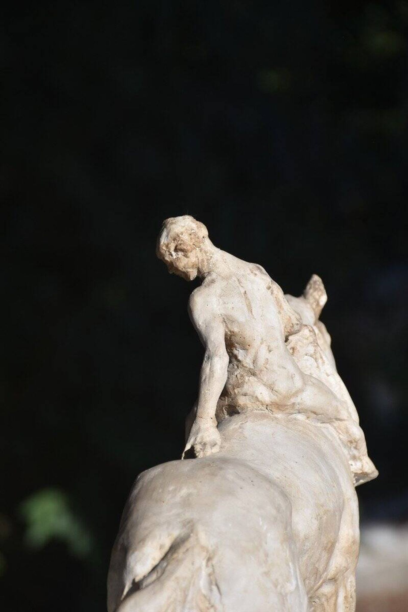 François Antoine Roume, Man riding a workhorse, around 1935