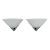 Set of 2 Limburg Glashütte wall lamps sconce , 1970s