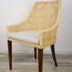 Lot de 6 chaises en rotin et bois