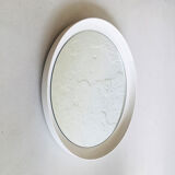 Miroir rond à cadre en plastique, années 1970