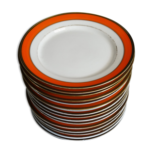 16 assiettes plates en