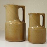 TWO STONEWARE jugs from Brenne