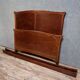 Nancy School: Art Nouveau style bed, characterized by its curved lines