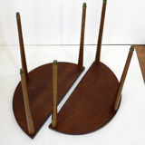 Set de 4 tables gigognes en bois