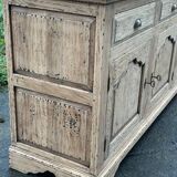 Raw wood sideboard