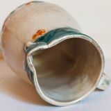 Antique dragonfly slip pitcher