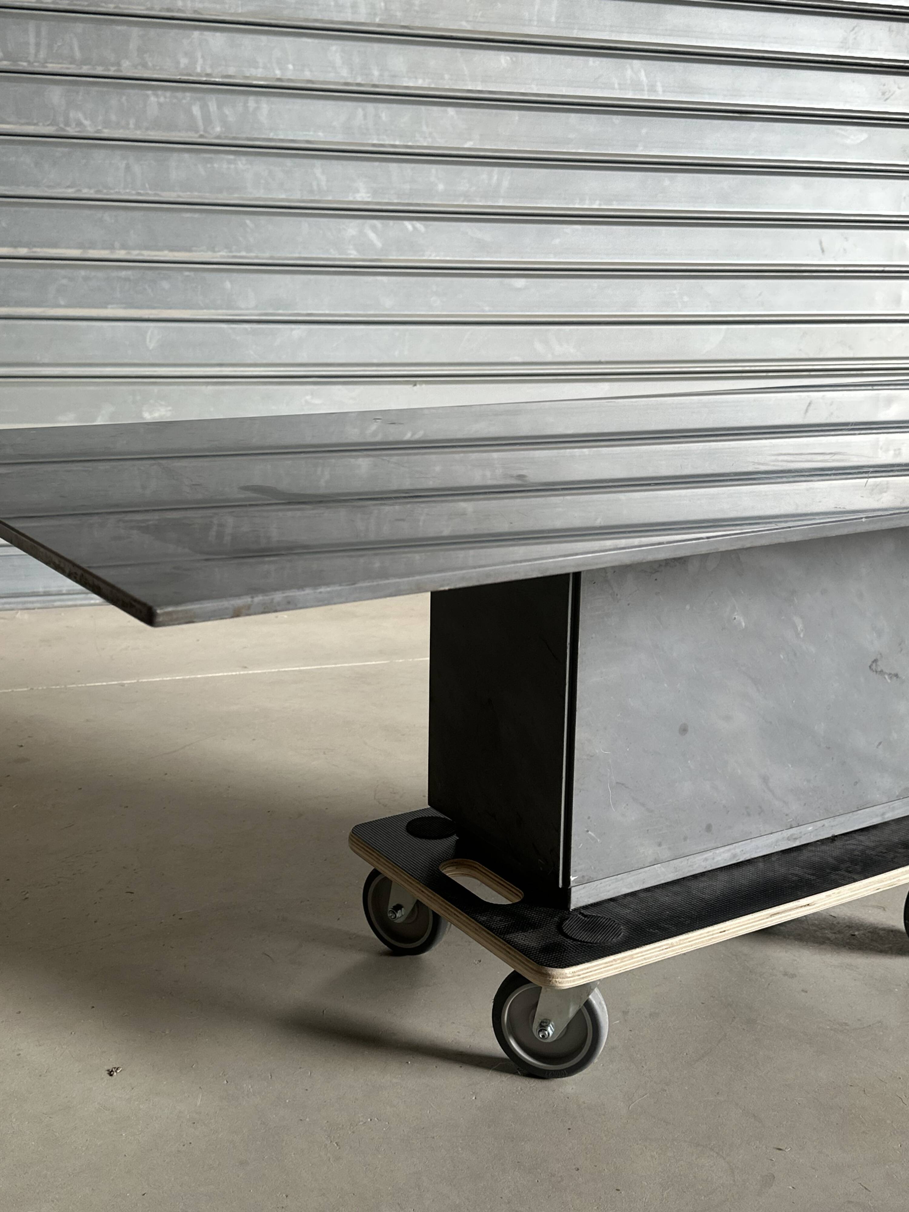 Grey marble coffee table