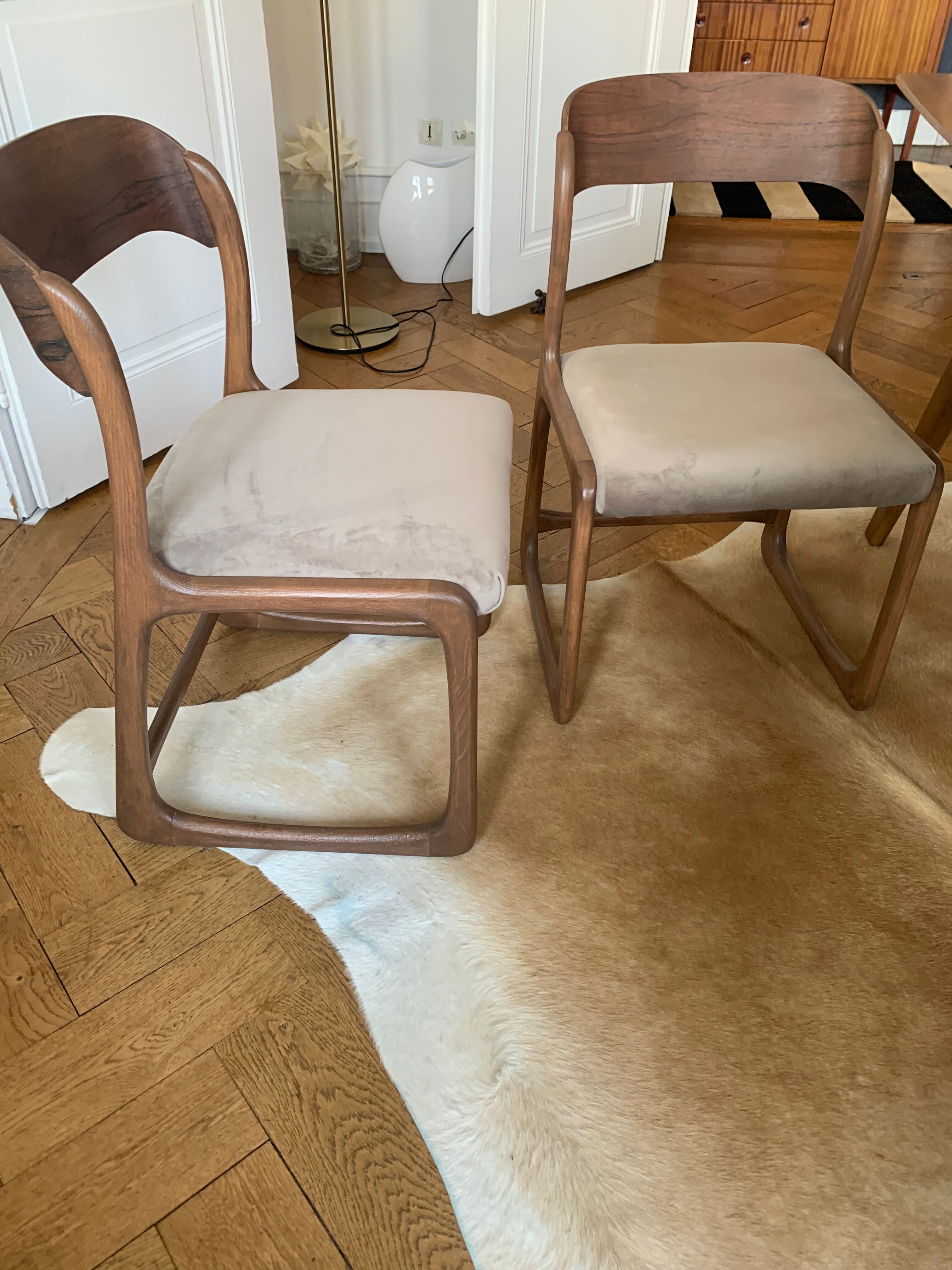 Baumann sleigh chairs