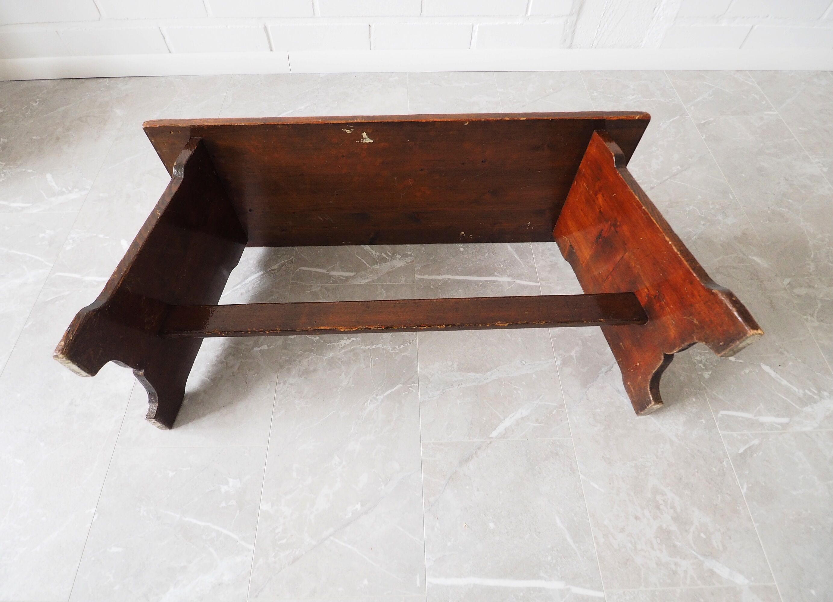Banc rustique en bois massif