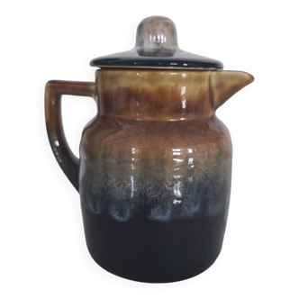 Théière en grès flammé