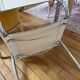 Chrome and leather chair