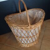 Vintage wicker basket