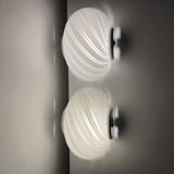 Pair of vintage Murano wall lights
