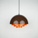 Danish vintage pendant lamp Milieu by Jo Hammerborg, Fog og Morup, 1970s