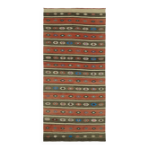 Tapis kilim anatolien vintage fait main turc 170 cm x 348 cm