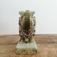 Ceramic elephant, green