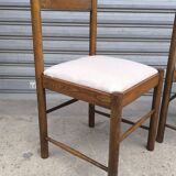 Set of four brutalist chairs 1950