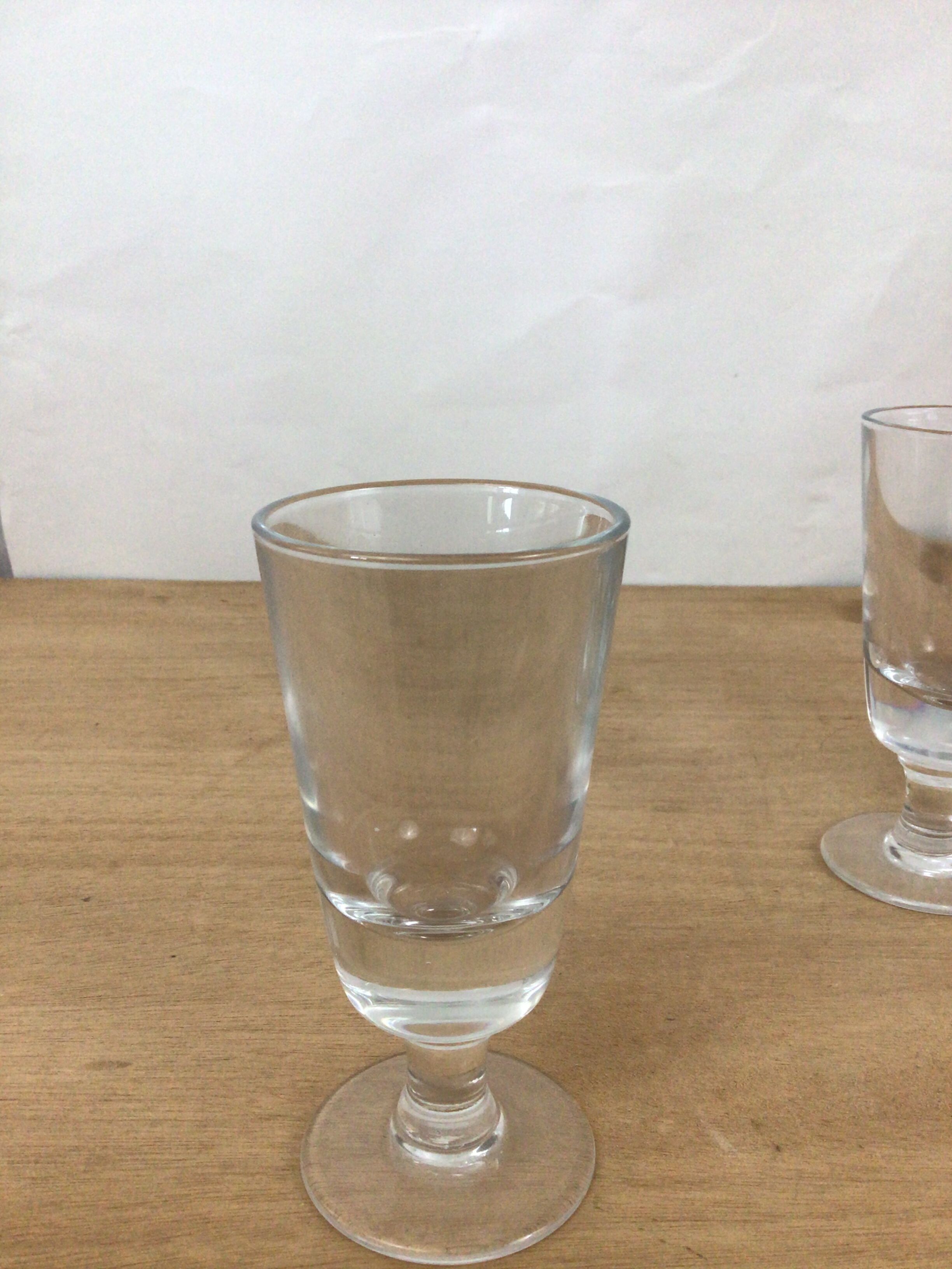 Set of 6 thick old glasses