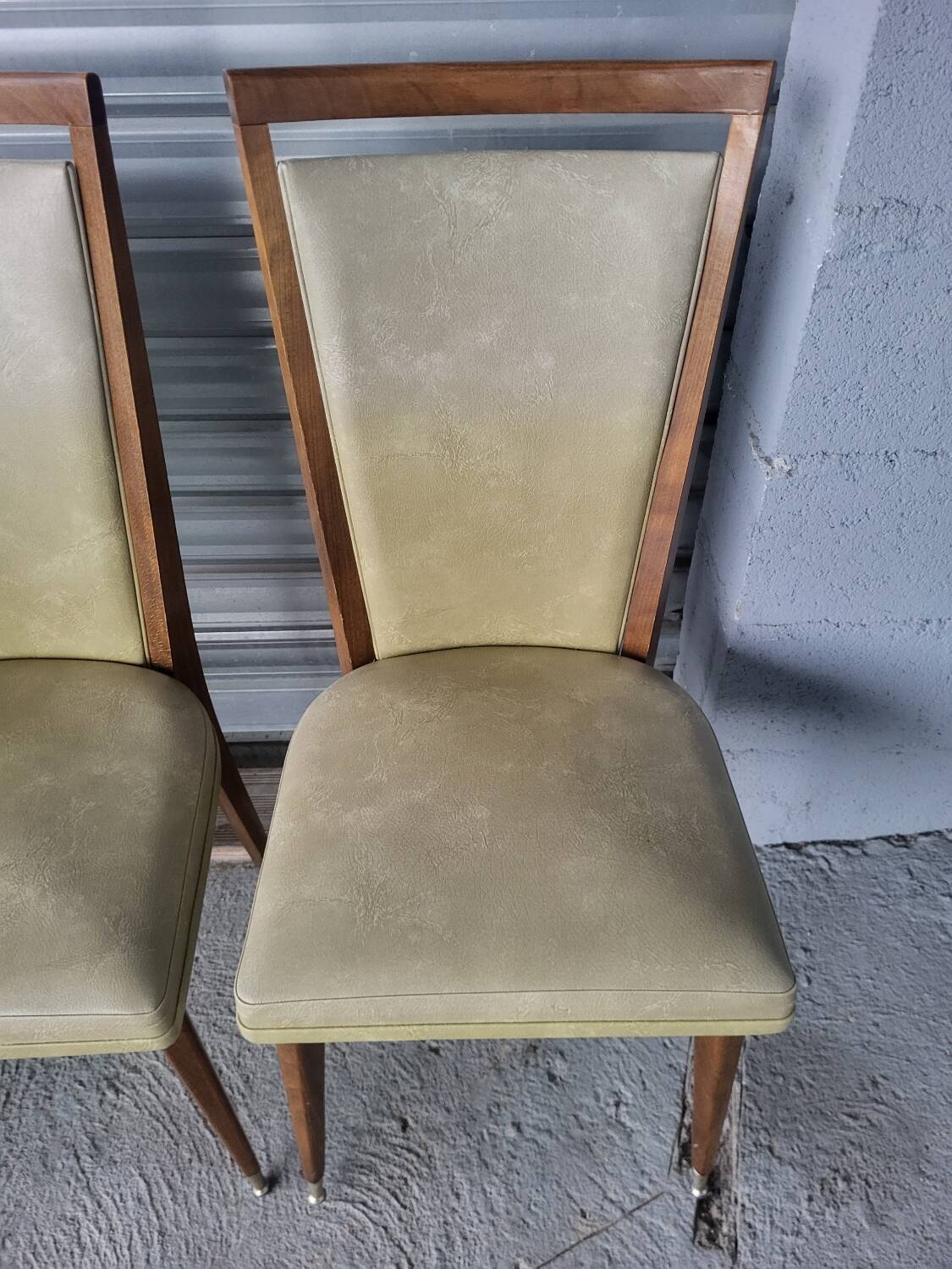 Série suite de 8 chaises Vintage circa 1960