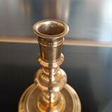 Gilded bronze candle holder