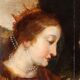 Ancient painting "The Mystic Marriage of Saint Catherine" 16th century