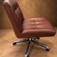Nomadic leather armchair P128 Osvaldo Borsani