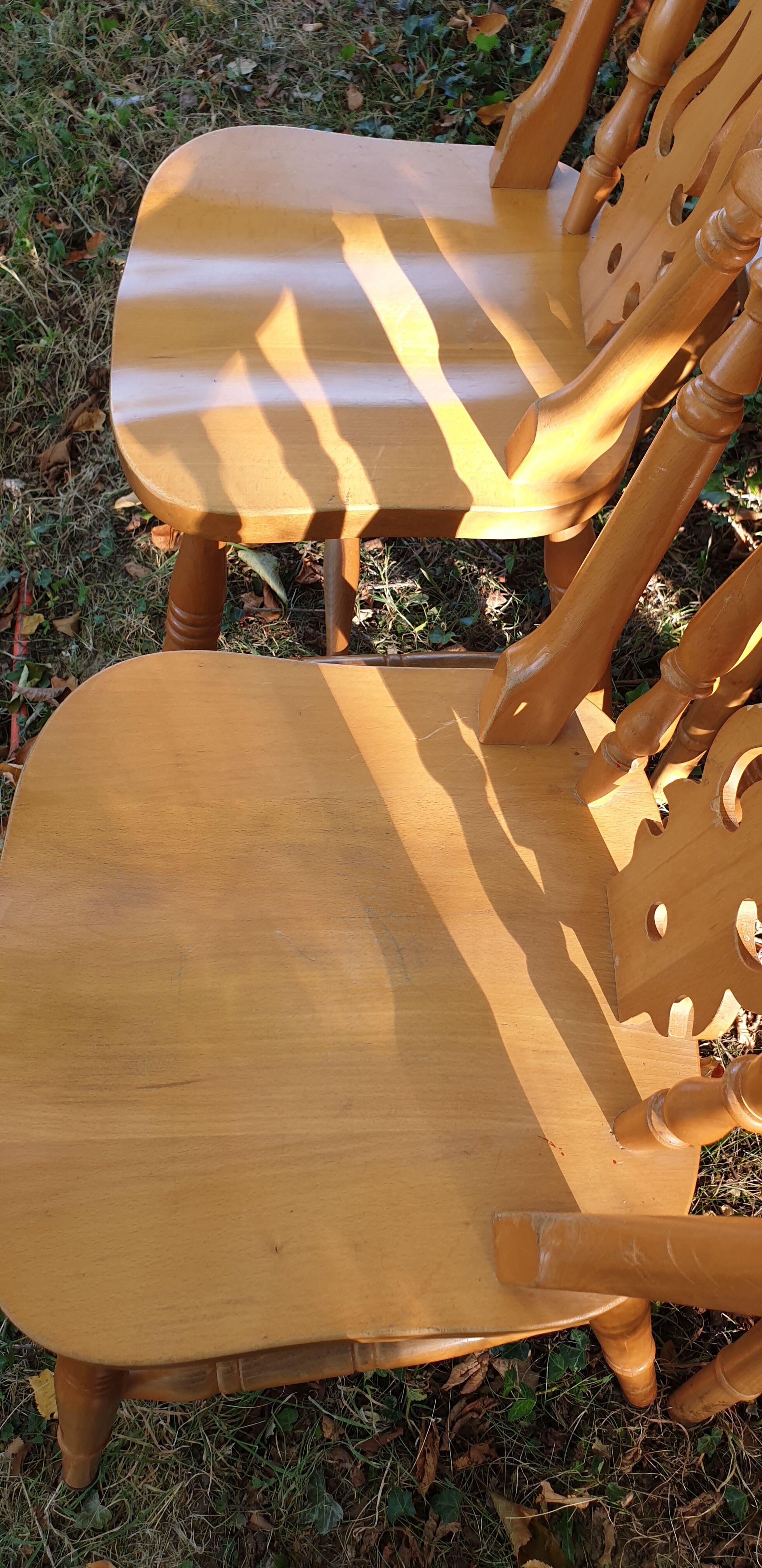 4 chaises western