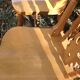 4 chaises western
