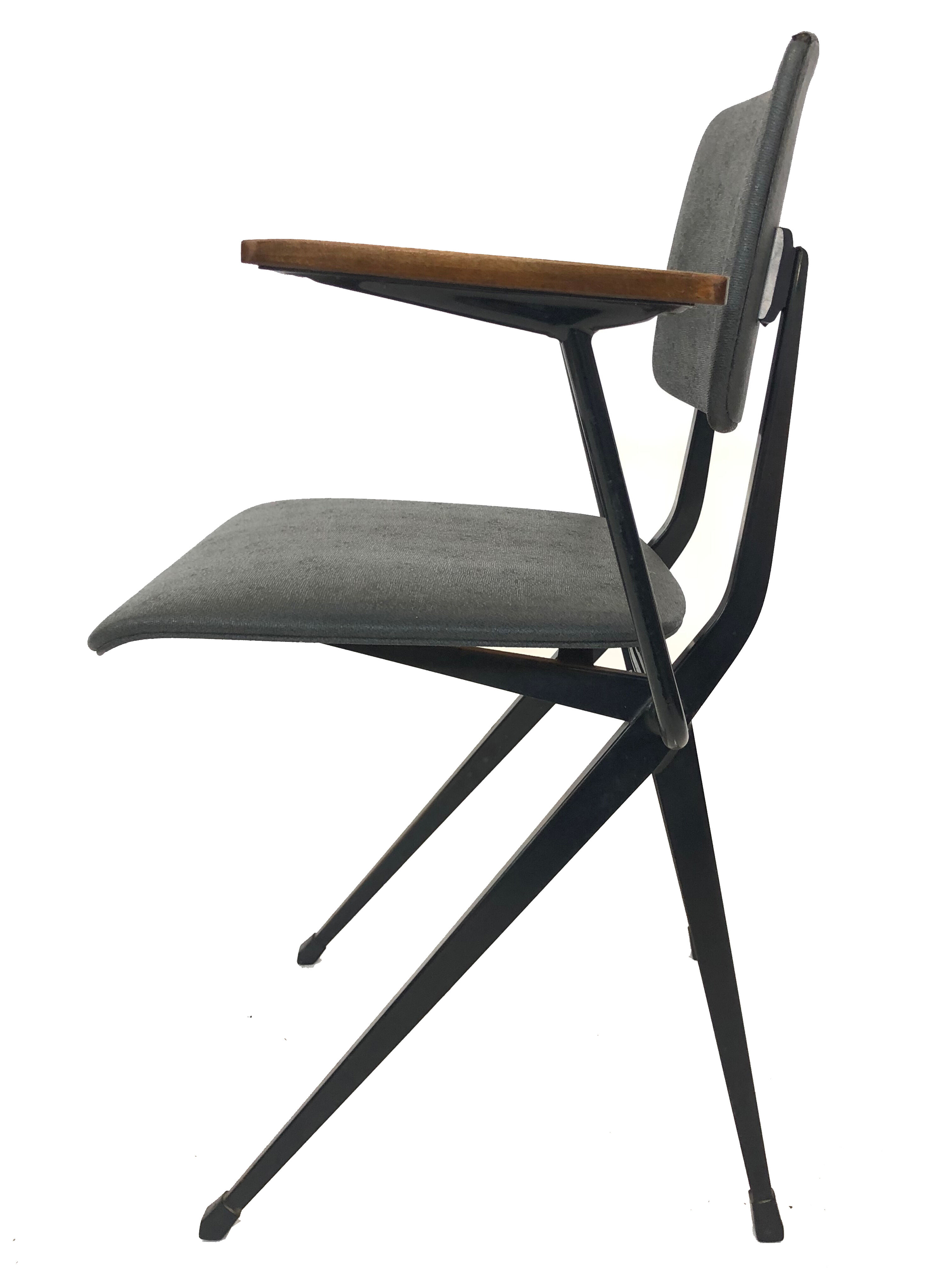 Armrest upholstery in skai industrial chair Marko Holland