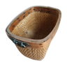 Wood and wicker pan