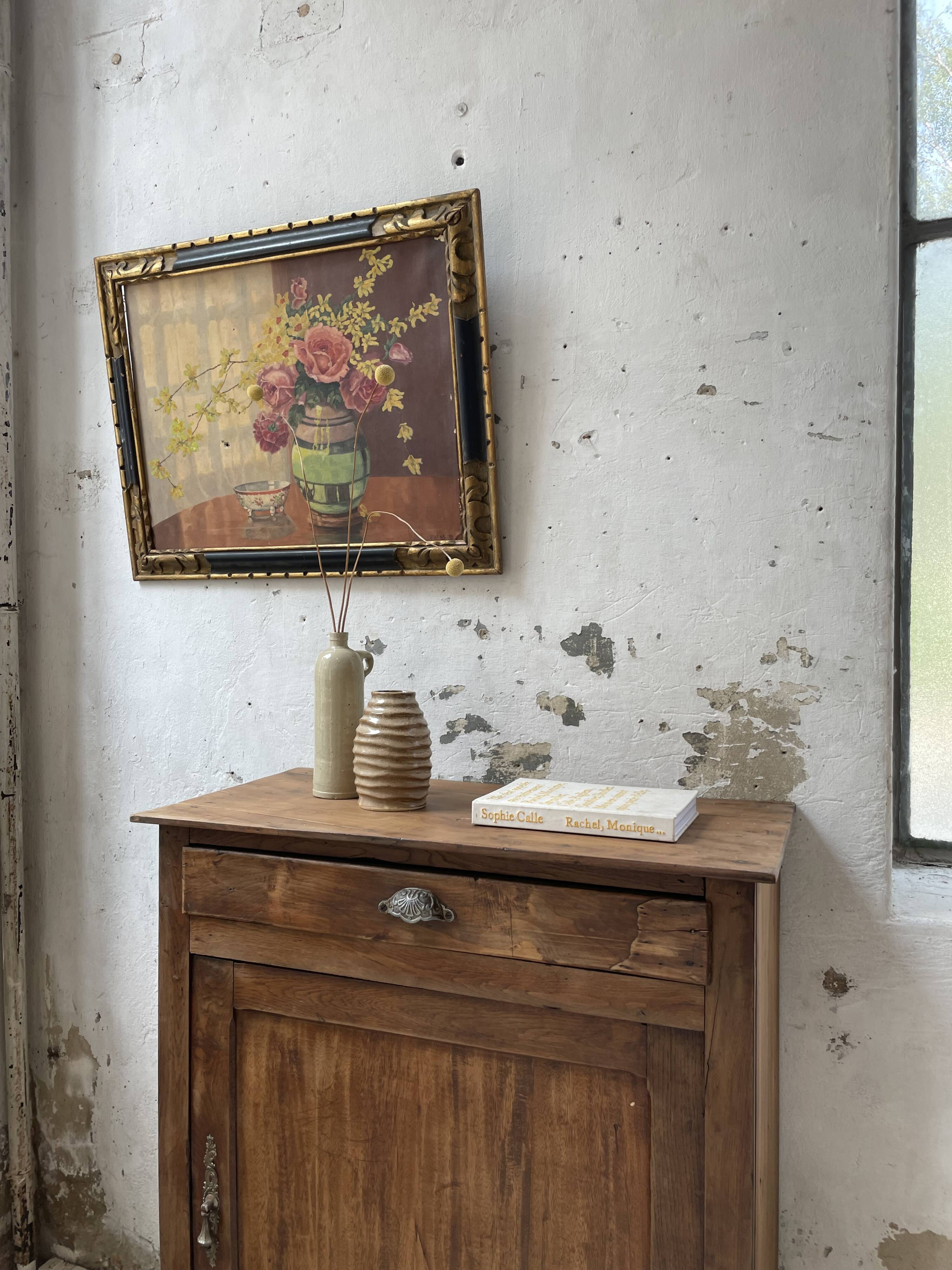 Oil painting flowers 1900