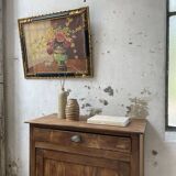 Oil painting flowers 1900