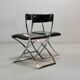 Chaises de salle à manger vintage Marcello Cuneo pour Mobel Italia, années 1980