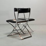 Chaises de salle à manger vintage Marcello Cuneo pour Mobel Italia, années 1980
