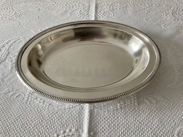 Dish Christofle vegetable silver metal