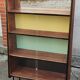 Multicolor bookcase shelf