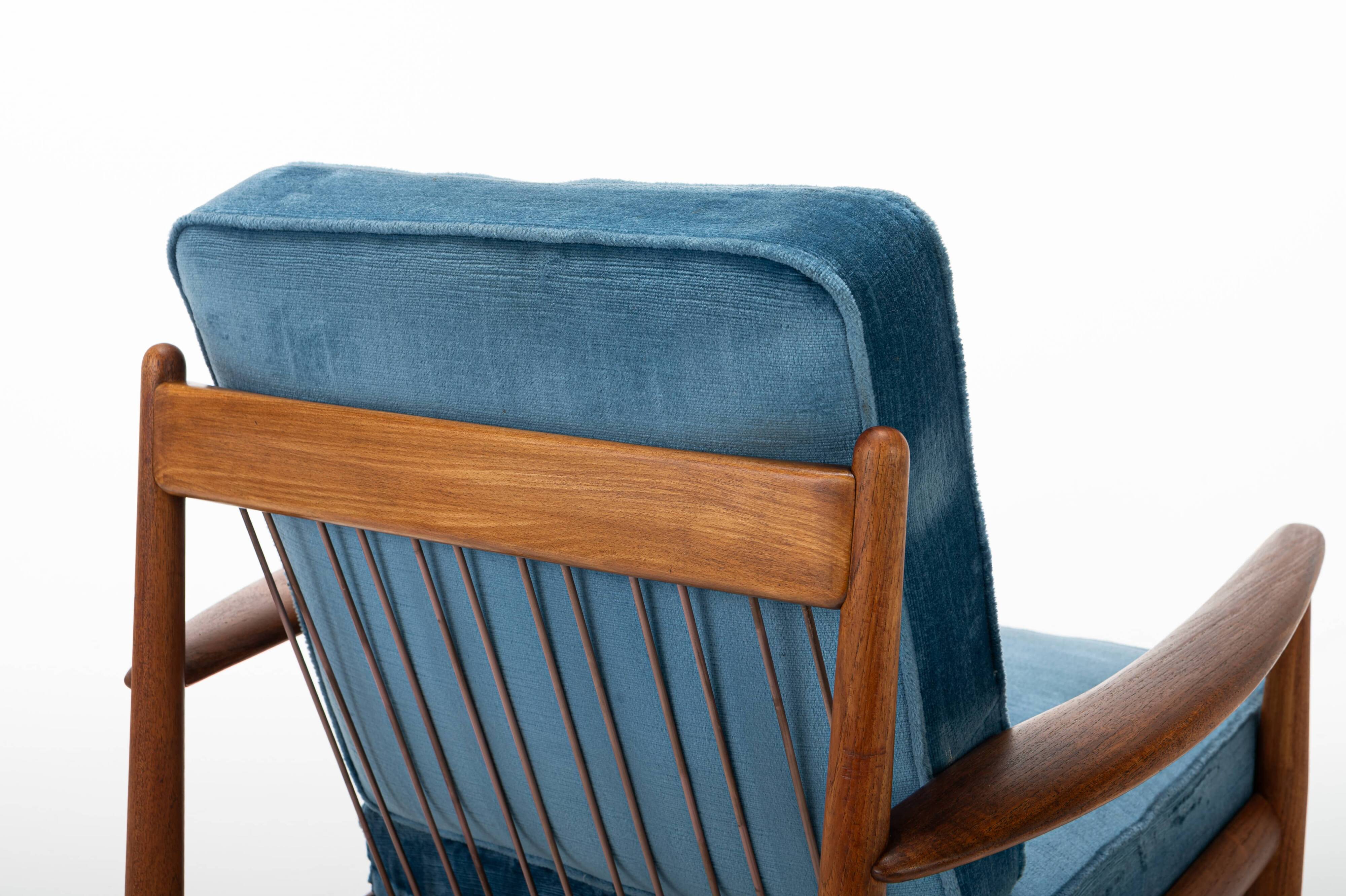 Pair of easy chairs by Grete Jalk for France & Daverkosen, Denmark 1962