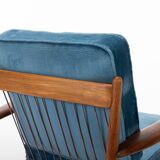 Pair of easy chairs by Grete Jalk for France & Daverkosen, Denmark 1962