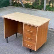 Vintage Scandinavian wooden desk from the 1970s.